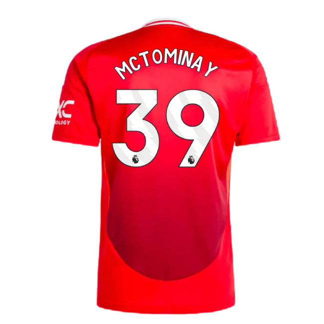 2024-2025 Man Utd Home Shirt (McTominay 39)