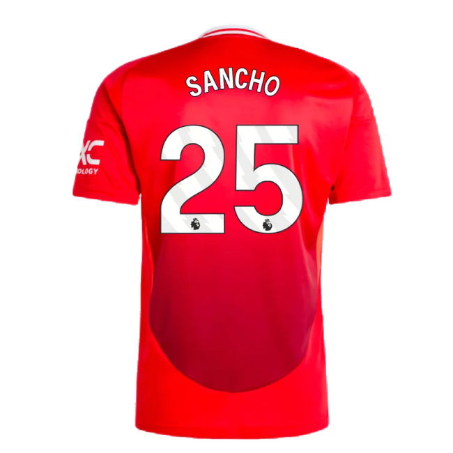 2024-2025 Man Utd Home Shirt (Sancho 25)