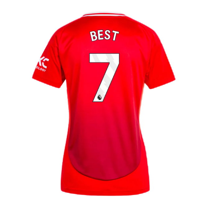 2024-2025 Man Utd Home Shirt (Womens) (Best 7)