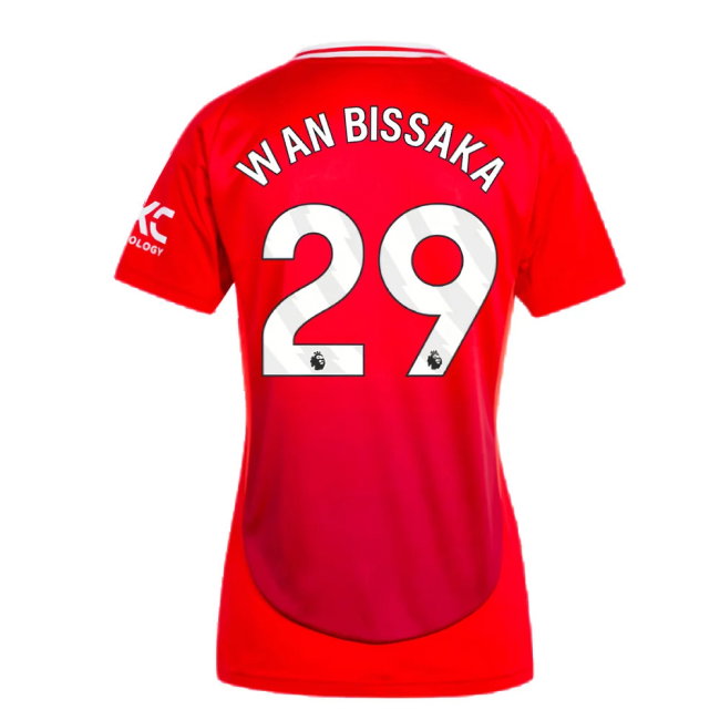 2024-2025 Man Utd Home Shirt (Womens) (Wan Bissaka 29)