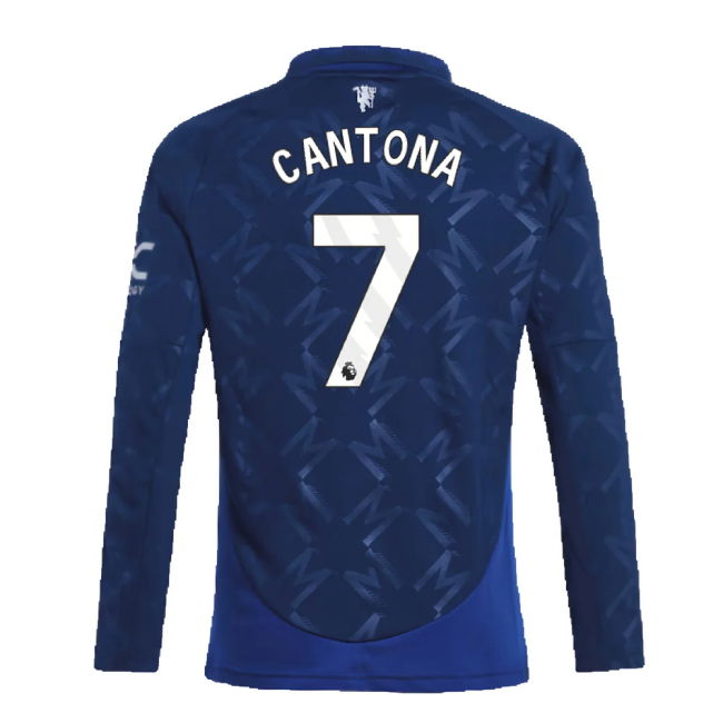 2024-2025 Man Utd Long Sleeve Away Shirt (Kids) (Cantona 7)