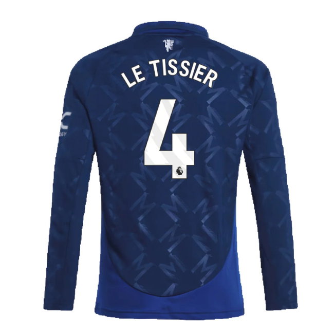 2024-2025 Man Utd Long Sleeve Away Shirt (Kids) (Le Tissier 4)