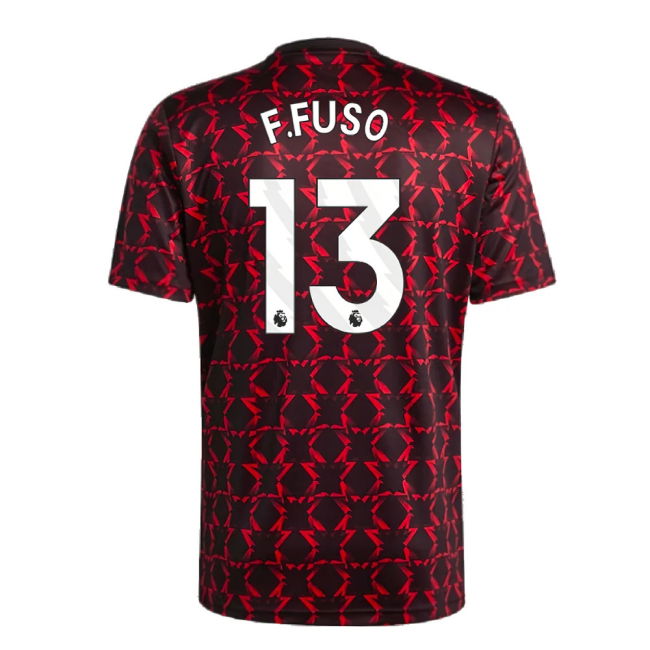 2024-2025 Man Utd Pre-Match Shirt (Black) (F.Fuso 13)