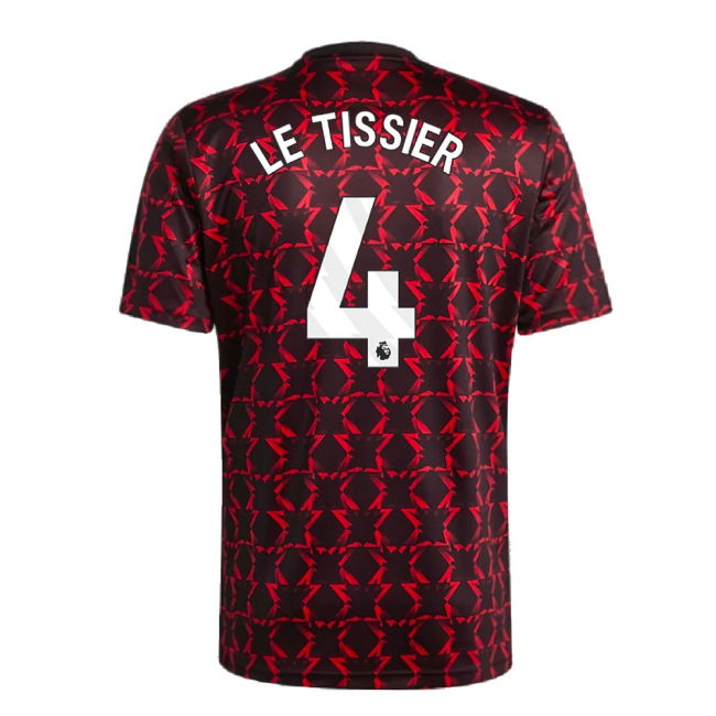 2024-2025 Man Utd Pre-Match Shirt (Black) (Le Tissier 4)