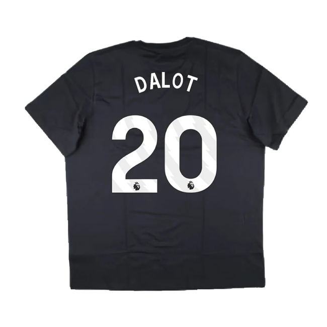 2024-2025 Man Utd Seasonal Graphic Tee (Night Grey) (Dalot 20)