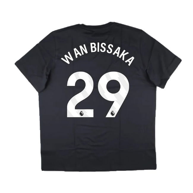 2024-2025 Man Utd Seasonal Graphic Tee (Night Grey) (Wan Bissaka 29)