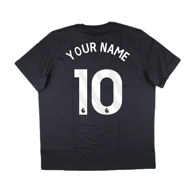2024-2025 Man Utd Seasonal Graphic Tee (Night Grey) (Your Name)