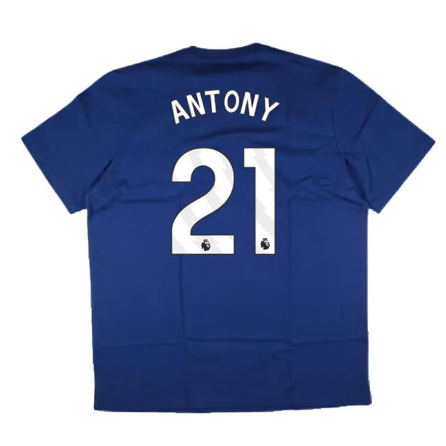 2024-2025 Man Utd Seasonal Tee (Victory Blue) (Antony 21)