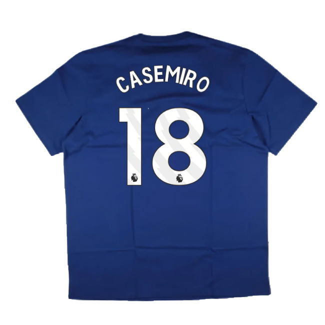 2024-2025 Man Utd Seasonal Tee (Victory Blue) (Casemiro 18)