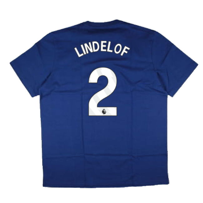 2024-2025 Man Utd Seasonal Tee (Victory Blue) (Lindelof 2)