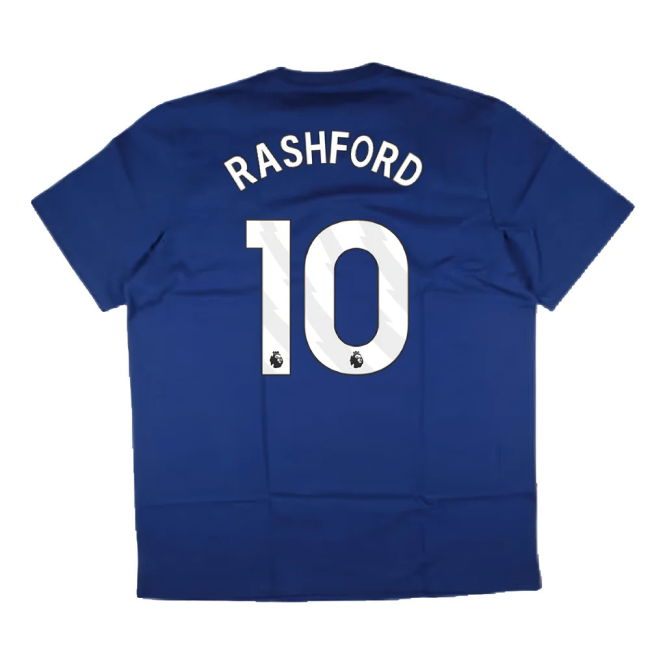 2024-2025 Man Utd Seasonal Tee (Victory Blue) (Rashford 10)