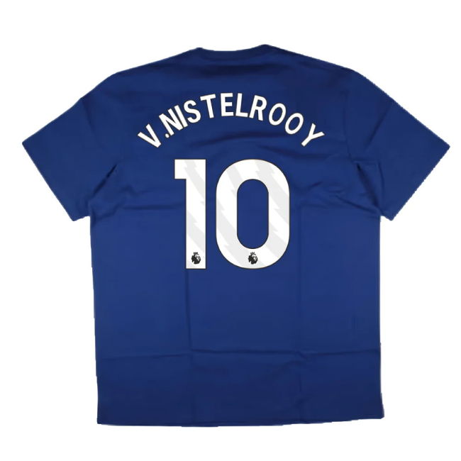 2024-2025 Man Utd Seasonal Tee (Victory Blue) (V.Nistelrooy 10)