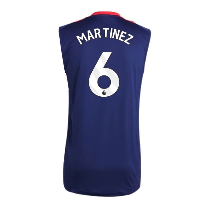2024-2025 Man Utd Sleeveless Jersey (Night Indigo) (Martinez 6)
