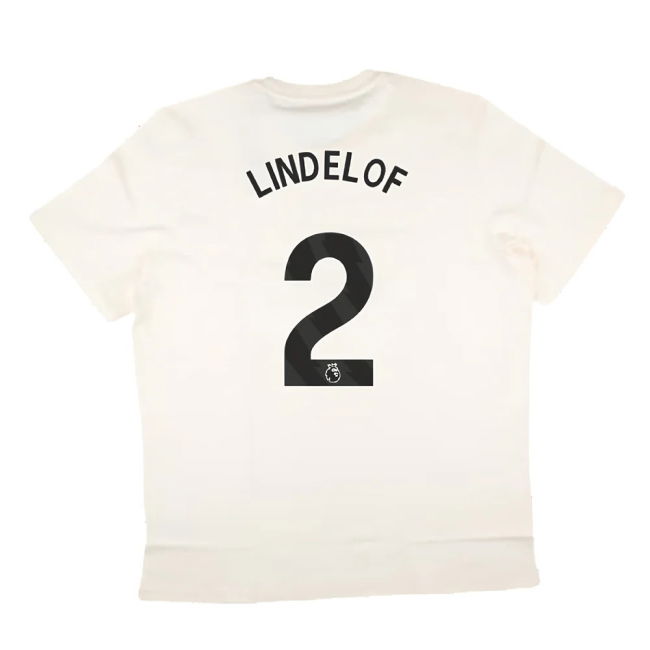 2024-2025 Man Utd SZN Graphic Tee (Cream White) (Lindelof 2)