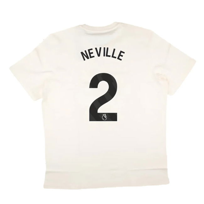2024-2025 Man Utd SZN Graphic Tee (Cream White) (Neville 2)