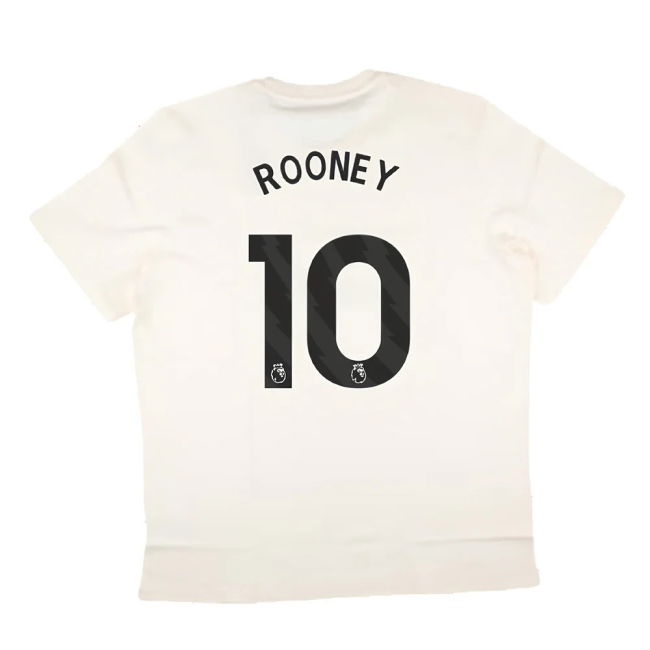 2024-2025 Man Utd SZN Graphic Tee (Cream White) (Rooney 10)