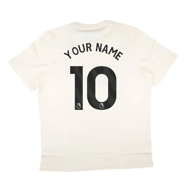 2024-2025 Man Utd SZN Graphic Tee (Cream White) (Your Name)