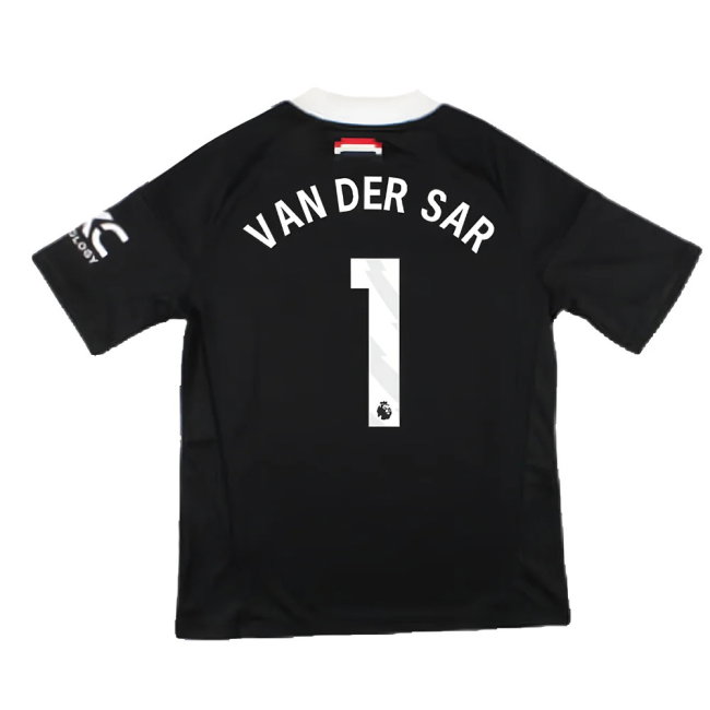 2024-2025 Man Utd Third Goalkeeper Shirt (Black) - Kids (Van Der Sar 1)