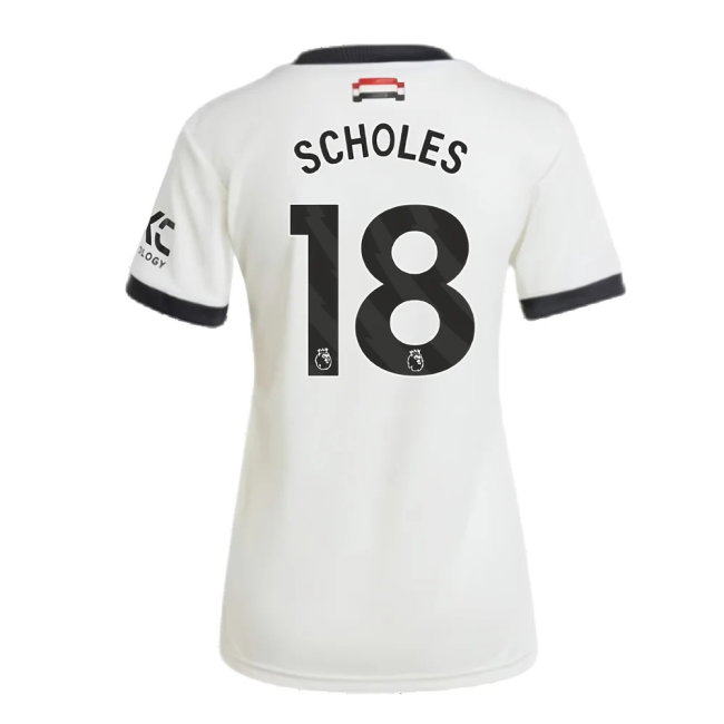 2024-2025 Man Utd Third Shirt (Womens) (Scholes 18)