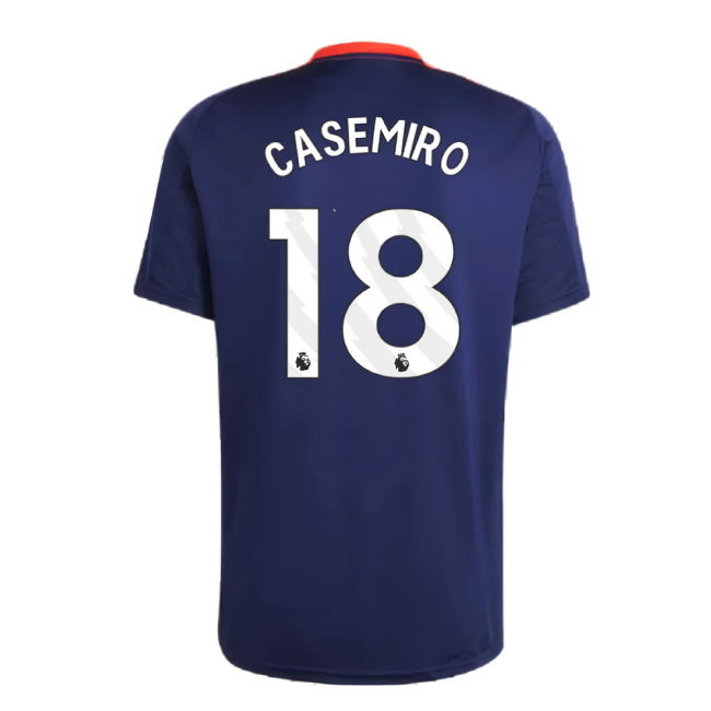 2024-2025 Man Utd Training Jersey (Night Indigo) (Casemiro 18)