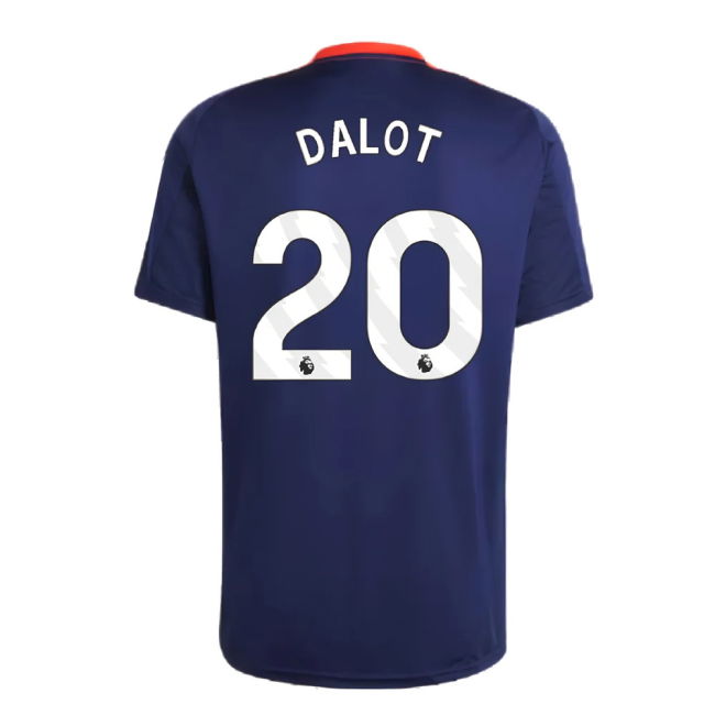 2024-2025 Man Utd Training Jersey (Night Indigo) (Dalot 20)