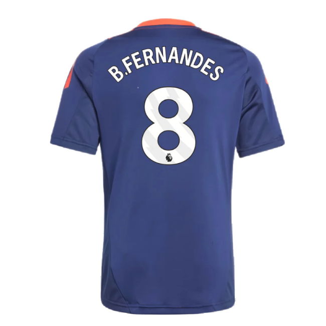 2024-2025 Man Utd Training Jersey (Night Indigo) - Kids (B.Fernandes 8)