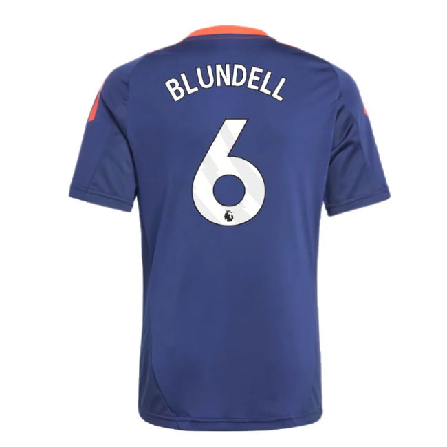 2024-2025 Man Utd Training Jersey (Night Indigo) - Kids (Blundell 6)