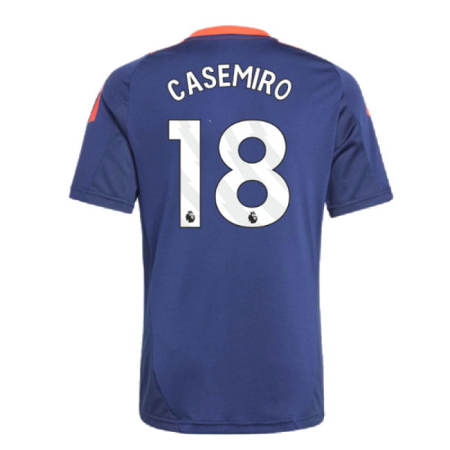 2024-2025 Man Utd Training Jersey (Night Indigo) - Kids (Casemiro 18)