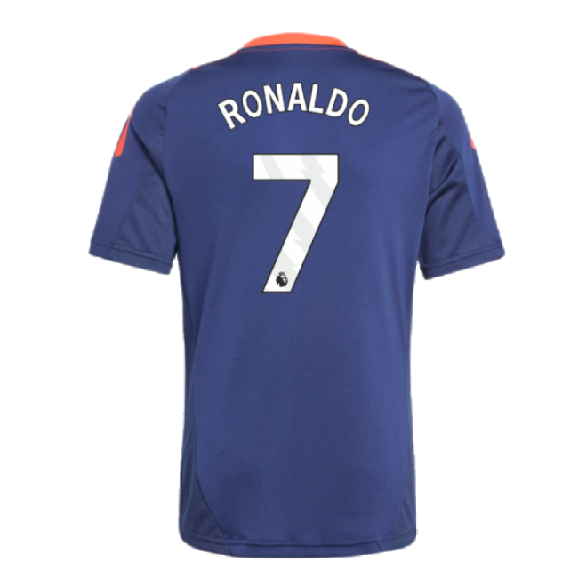 2024-2025 Man Utd Training Jersey (Night Indigo) - Kids (Ronaldo 7)