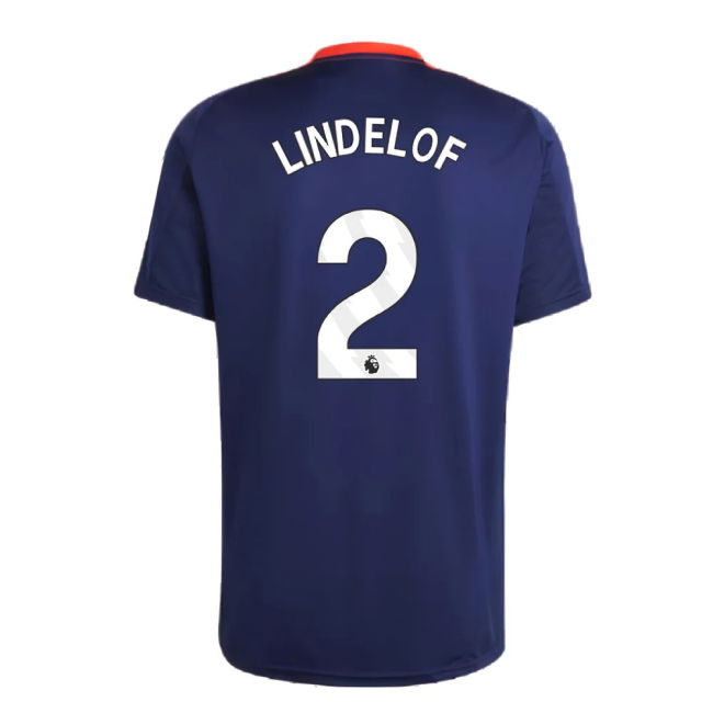 2024-2025 Man Utd Training Jersey (Night Indigo) (Lindelof 2)