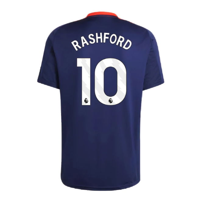 2024-2025 Man Utd Training Jersey (Night Indigo) (Rashford 10)