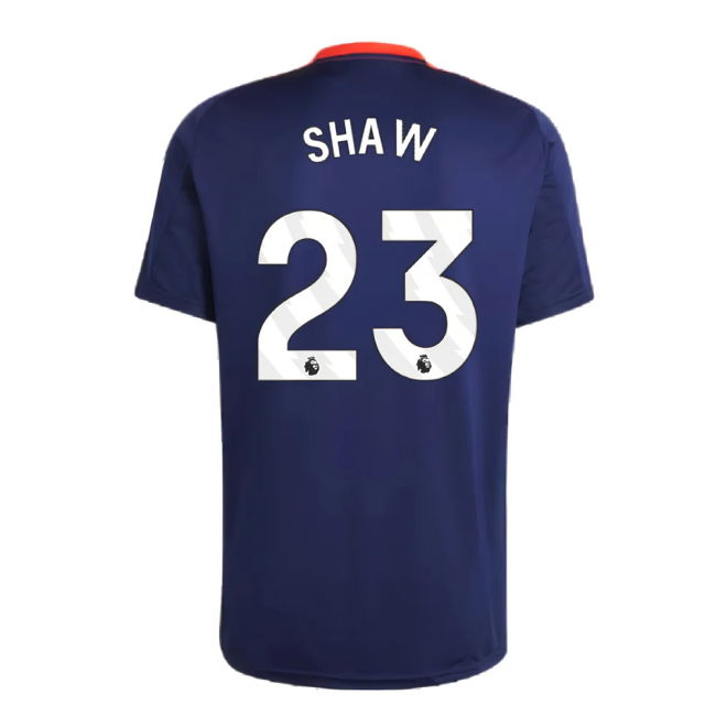 2024-2025 Man Utd Training Jersey (Night Indigo) (Shaw 23)