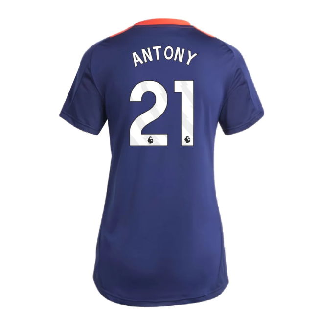2024-2025 Man Utd Training Jersey (Night Indigo) - Womens (Antony 21)