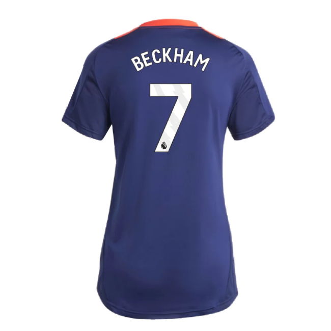 2024-2025 Man Utd Training Jersey (Night Indigo) - Womens (Beckham 7)