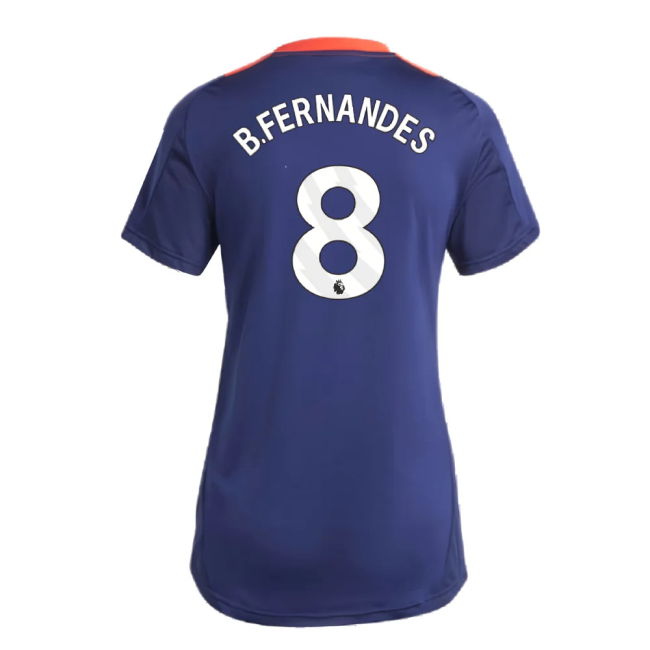 2024-2025 Man Utd Training Jersey (Night Indigo) - Womens (B.Fernandes 8)