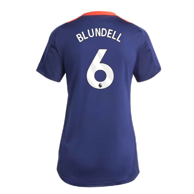 2024-2025 Man Utd Training Jersey (Night Indigo) - Womens (Blundell 6)