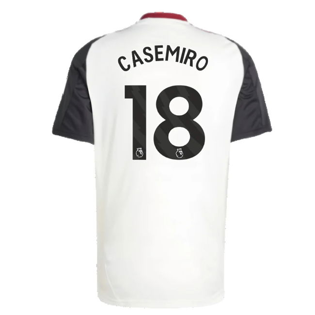 2024-2025 Man Utd Training Jersey (Off White) (Casemiro 18)