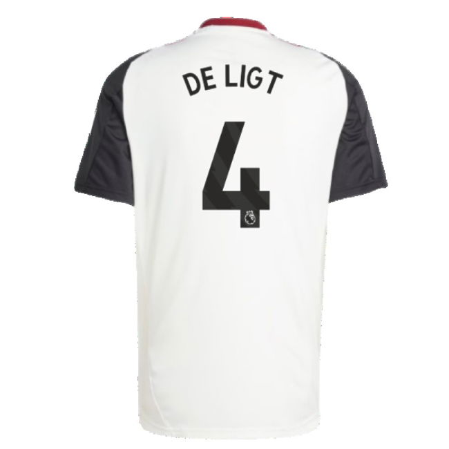 2024-2025 Man Utd Training Jersey (Off White) (De Ligt 4)