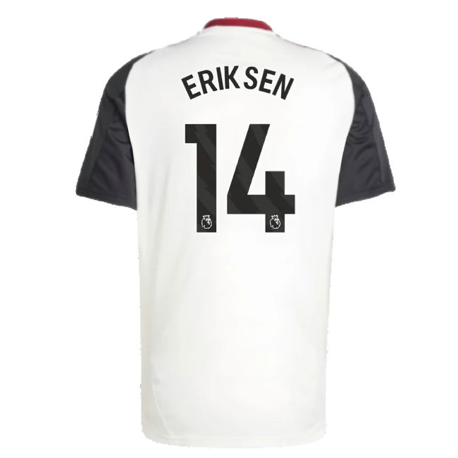 2024-2025 Man Utd Training Jersey (Off White) (Eriksen 14)