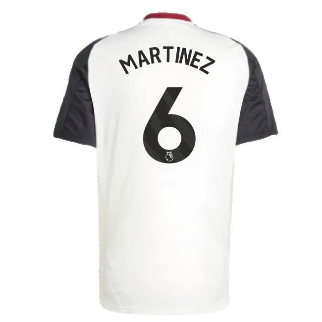 2024-2025 Man Utd Training Jersey (Off White) (Martinez 6)