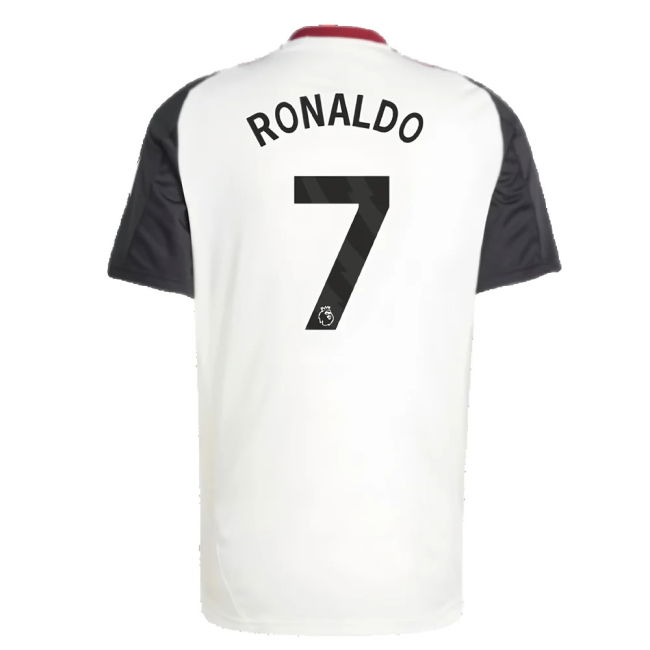 2024-2025 Man Utd Training Jersey (Off White) (Ronaldo 7)