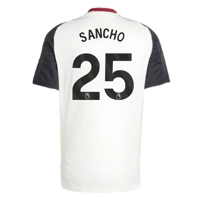 2024-2025 Man Utd Training Jersey (Off White) (Sancho 25)