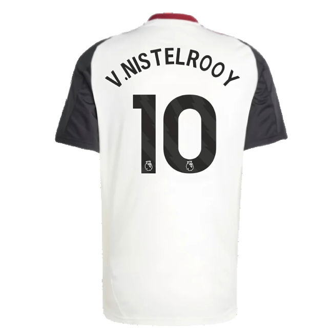 2024-2025 Man Utd Training Jersey (Off White) (V.Nistelrooy 10)