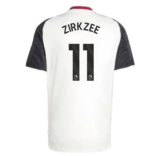 2024-2025 Man Utd Training Jersey (Off White) (Zirkzee 11)