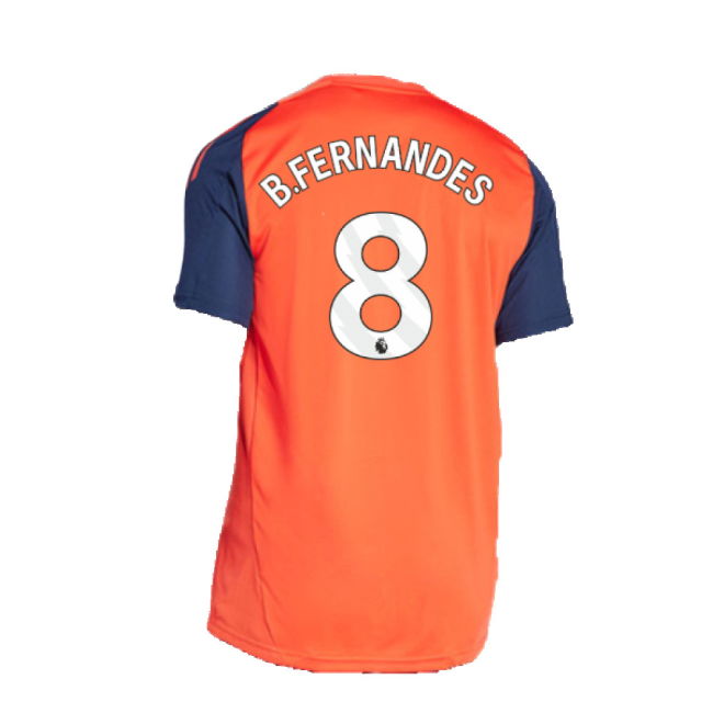 2024-2025 Man Utd Training Jersey (Red) (B.Fernandes 8)