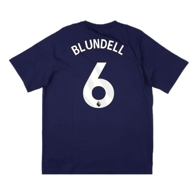 2024-2025 Man Utd Training Tee (Night Indigo) (Blundell 6)