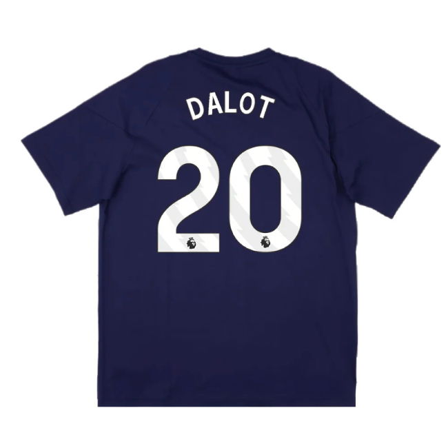 2024-2025 Man Utd Training Tee (Night Indigo) (Dalot 20)