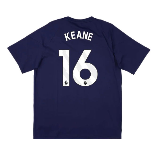 2024-2025 Man Utd Training Tee (Night Indigo) (Keane 16)