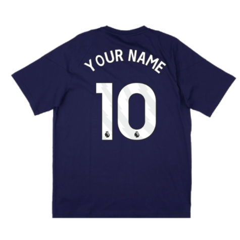2024-2025 Man Utd Training Tee (Night Indigo) - Kids (Your Name)