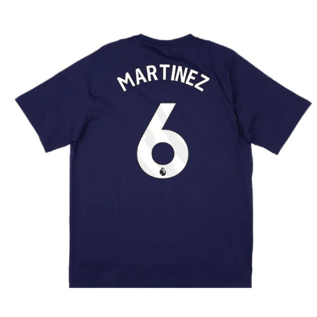 2024-2025 Man Utd Training Tee (Night Indigo) (Martinez 6)